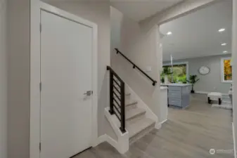 LVP flooring throughout the entire main  level.