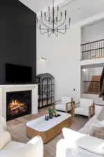 Beautiful flooring, lighting fixtures throught