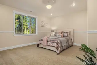 3rd Secondary bedroom overlooking the back grounds.