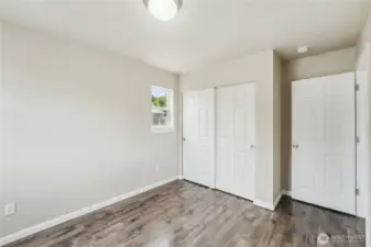 Bedroom 2 with large closet.