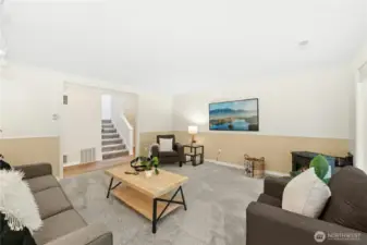 Another view of the family room....