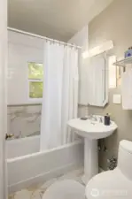 The seller remodeled the kitchen and bathroom in 2012-2013 with Gaspar's Construction. The kitchen and the bathroom both face south.