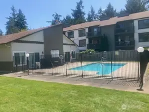 Pool and clubhouse.