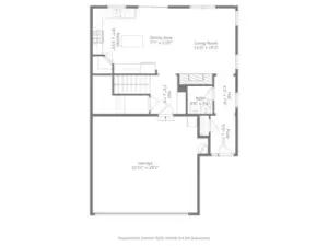Downstairs floorplan