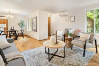 Another look at the great living and dining spaces.