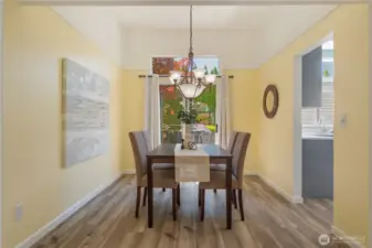 Dedicated dining room
