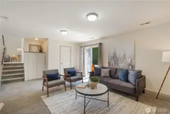 Lower-level family room