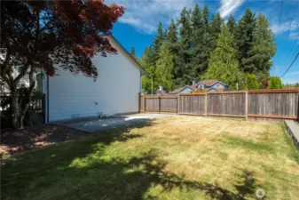 RV parking with electric and dedicated gate