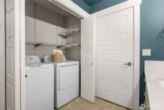 Laundry Upstairs