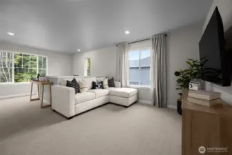 Photo is of a model home at Olympic Springs, KB Home; options and colors may vary based on selections and may include options and features that are not reflected in the list price. Depictions of home, layout, location or other features/options, colors and color scheme, materials, fixtures, etc. are for showing purposes only and may not be included in the purchase price and availability may vary.