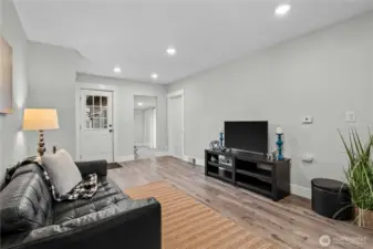 Family Room open to Den