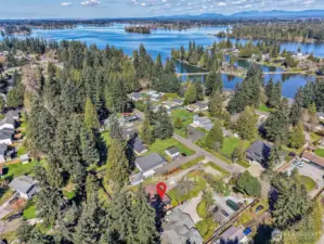 Large, usable lot located in sough after Lake Tapps neighborhood.