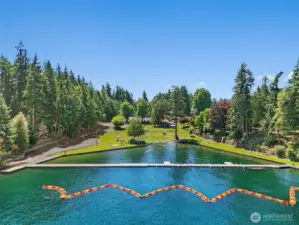 Lake Tapps access with boat launch at Jenks Park.