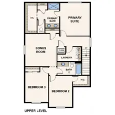 Marketing rendering of floor plan - may vary per location.