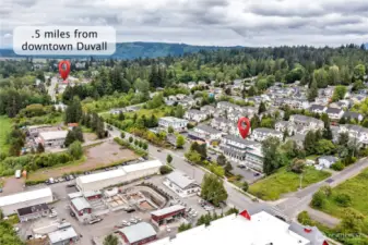 Just a half a mile away from downtown Duvall filled with unique shops and cozy restaurants!