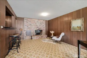 Lower level Basement Rec Room