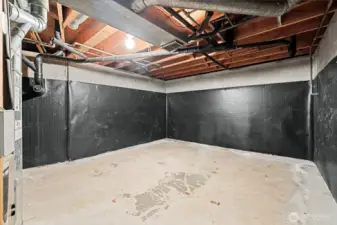 Basement utility room
