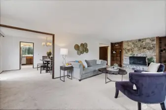 Circular Floor plan to Dining Room
