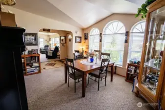Dining area or second living area