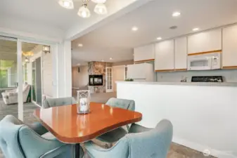Nice shot with access to the patio and hot tub area.