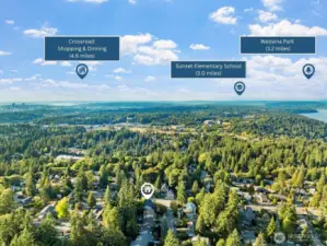 North View: An unbeatable location close to schools, parks, and Crossroads Shopping Center—everything you need, just moments from your doorstep.