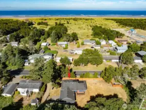 Just blocks from the beach and Pacific Ocean.