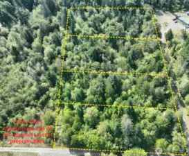 Overview of property with approximate property lines