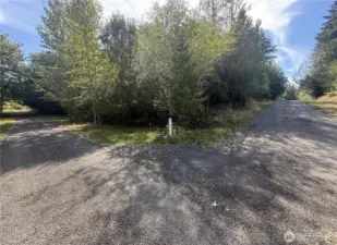 Corner of property off of Eagle Vista and access easment