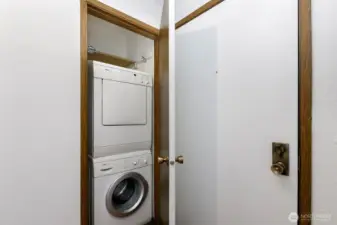 Washer and Dryer inside unit