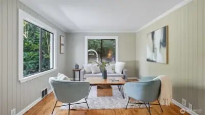 This open, airy layout is ideal for relaxing or hosting gatherings.