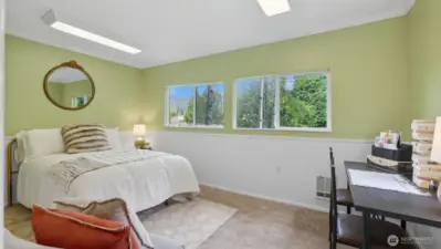 Inside the darling studio shed is the perfect space for a home office, gym, guest space - or whatever your lifestyle demands!