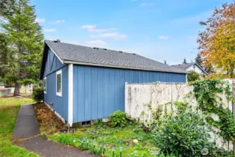 Outside paint is covered by the HOA.