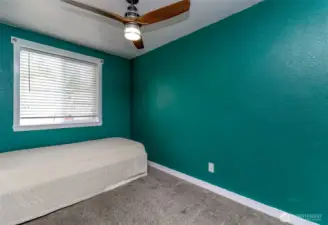 Additional bedroom no. 2 located on the upper level.