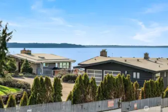 View out the window from bedroom 1.