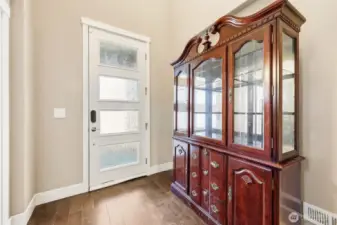 “Wide, welcoming entryway with great flow into the main living areas”