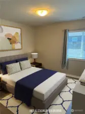 Virtually Staged Bedroom