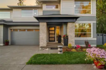 Stunning entrance welcomes you home!