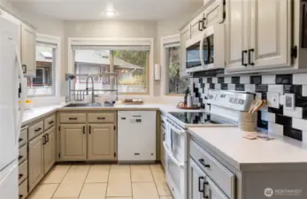 Remodeled kitchen