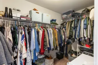 Primary walk-in closet