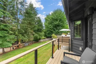 Primary private terrace.