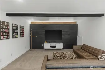 More flex space and second living area.