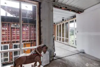 2nd Floor Glass Hallway