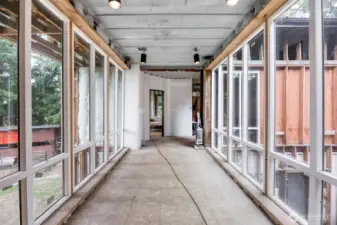 2nd Floor Glass Hallway