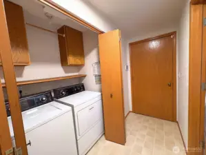 Laundry is right of the garage access.