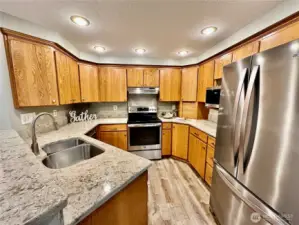 Newer appliances too.