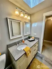 Close up of updated vanity.