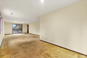 Primary bedroom before remodel simulation.