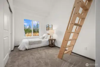 Simple, inviting, and private—perfect for visiting friends or quiet work time.