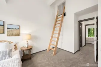 Filled with natural light and complete with a lofted hideaway for added flexibility.