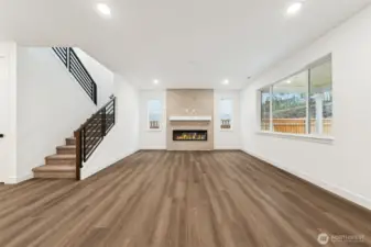 Photos are of the actual home.